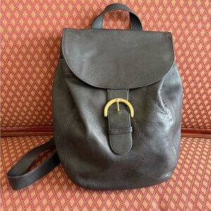 Vintage Coach Leather Backpack
